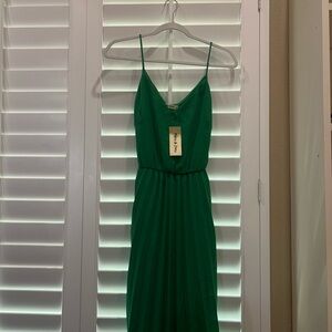 Vibrant Green Maxi Dress